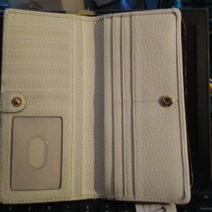 Dooney white wallet
